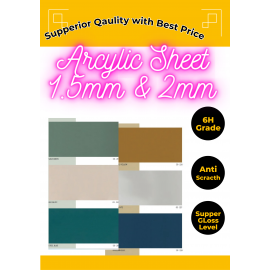 Acrylic Glass Anti-scratch Sheet 1.5MM THICKNESS C..