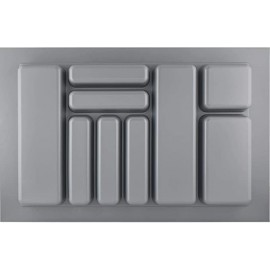 Tandem PVC Cutlery Tray For Kitchen Drawer/Cutlery Storage Organizer Tray For Modular Kitchen Basket 