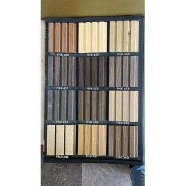 CHARCOAL LOUVERS WALL PANEL 3D WALL PANEL DECORATI..