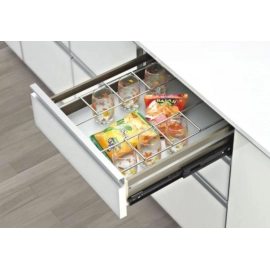 Aluminum Kitchen Basket Glass 4"  