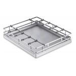 SS 304 Luxury square Glass Kitchen Basket  4"