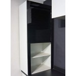 Ozone OE-RS-M Kitchen Aluminum Finish PVC Rolling Shutter 600x1400MM 